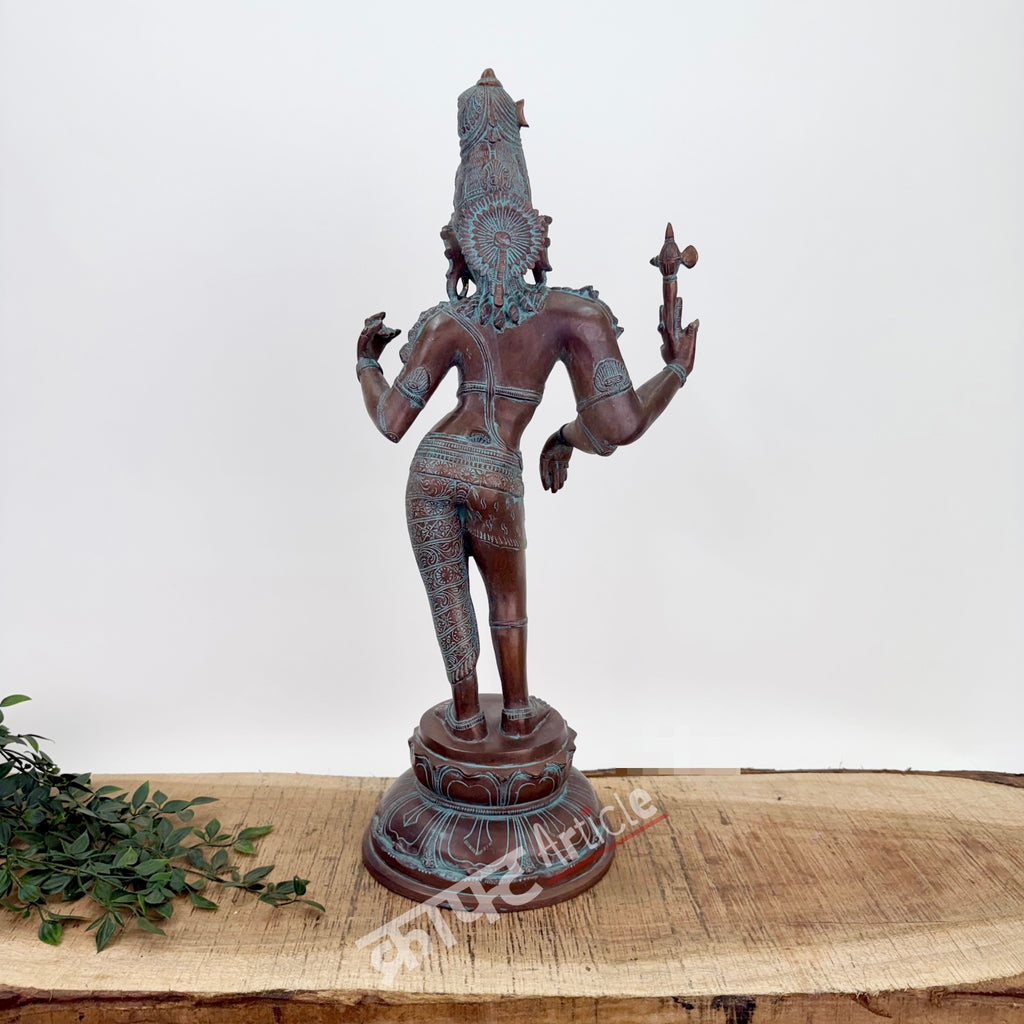 Ardhanarishvara Brass Statue