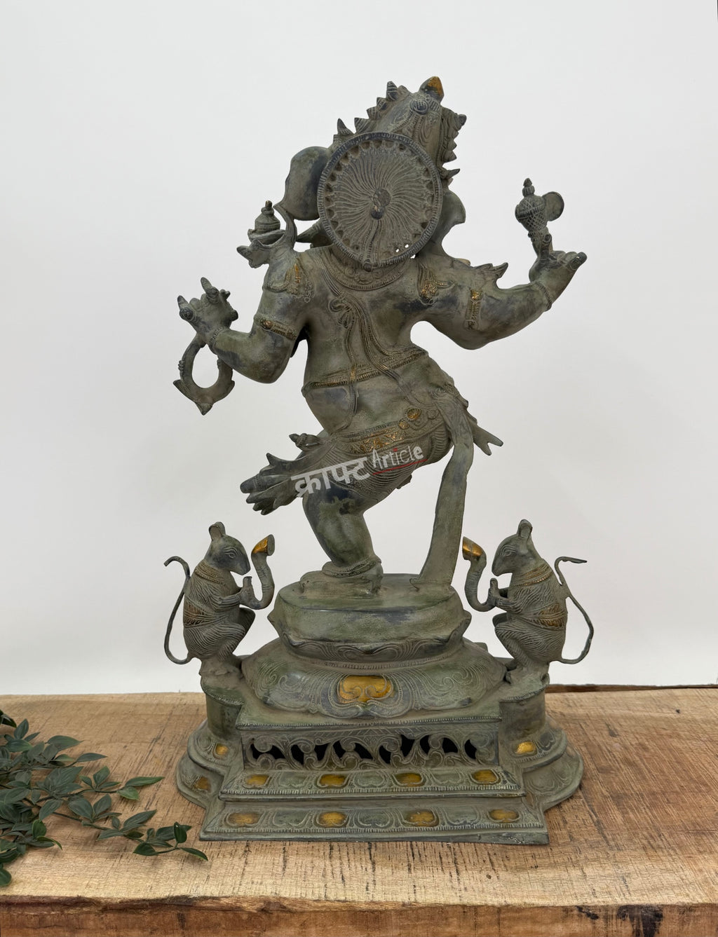 Brass Superfine Dancing Ganesha