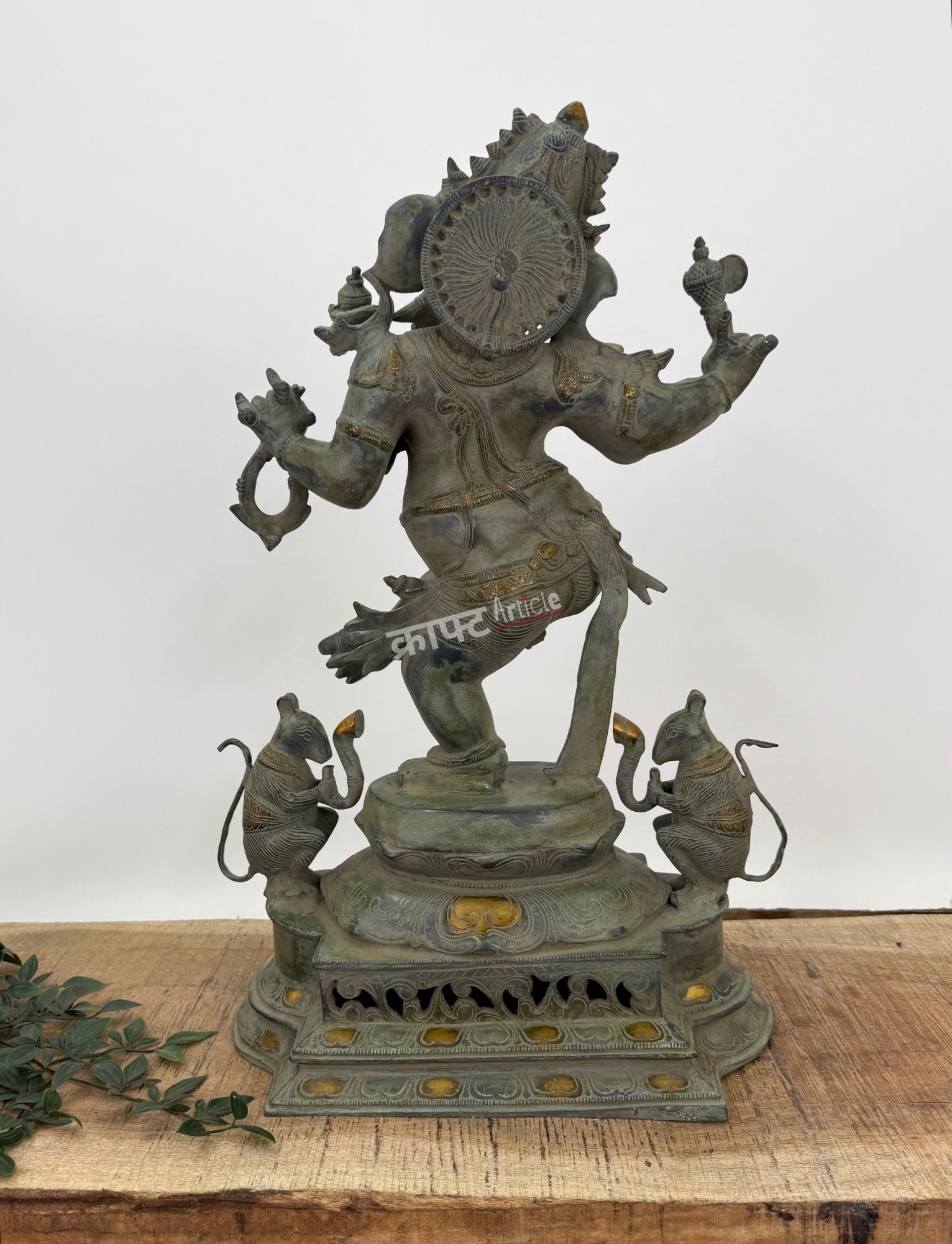 Brass Superfine Dancing Ganesha