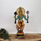 Brass Color Lord Krishna Statue