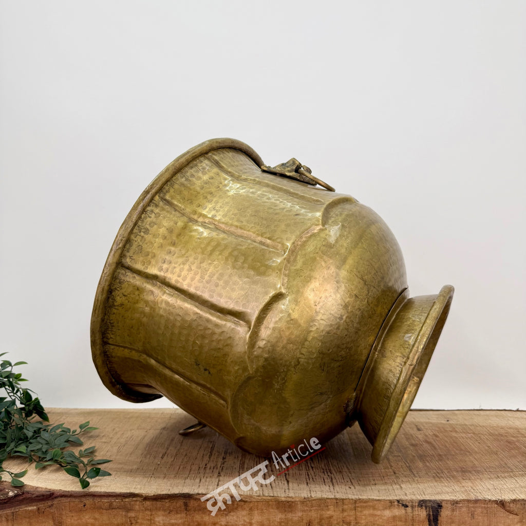 Handmade Brass Sheet Planter 17"