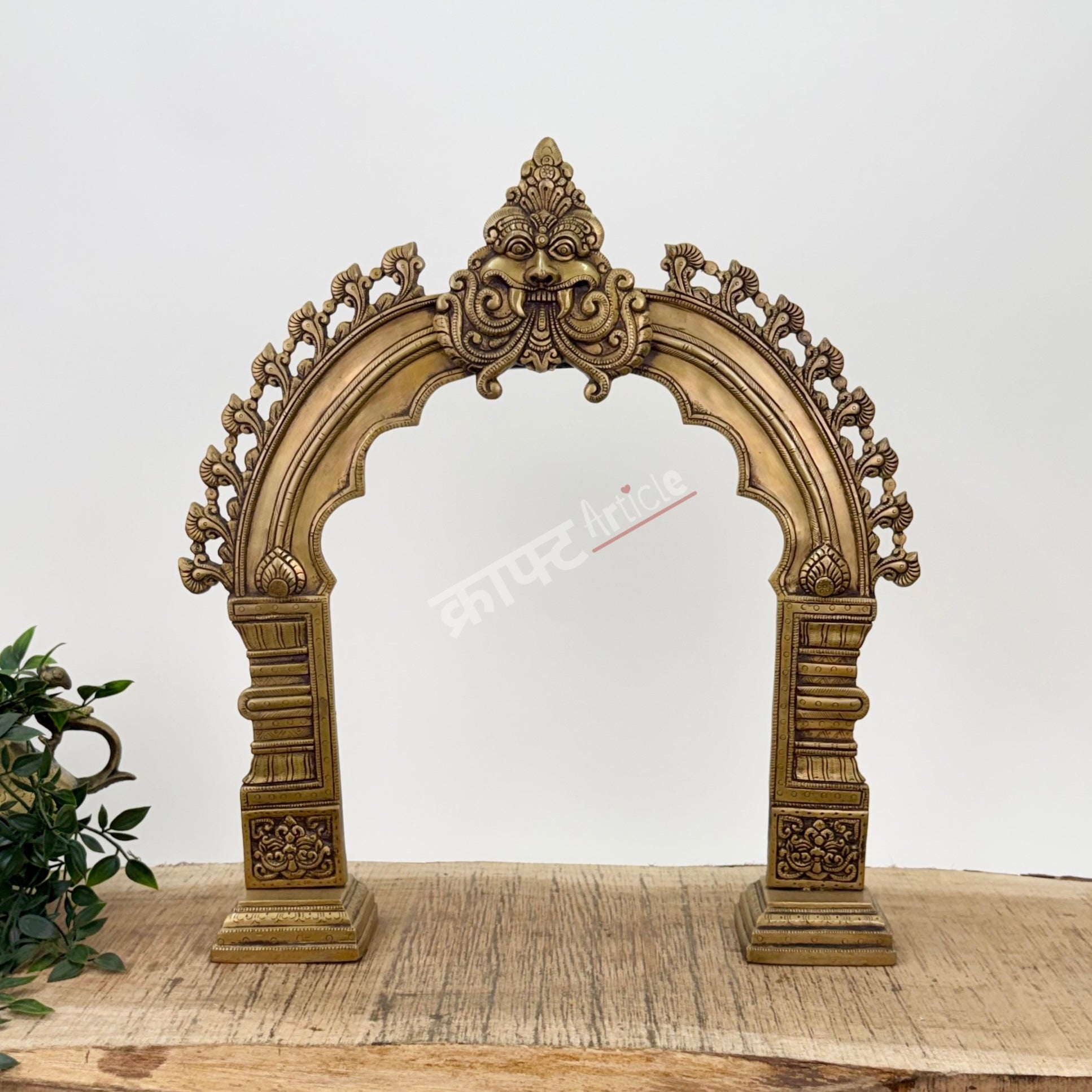 Brass Prabhavali Frame