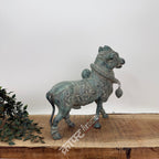 Brass Standing Nandi Sculpture