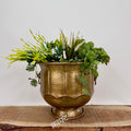 Handmade Brass Sheet Planter 17"