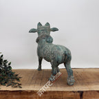 Brass Standing Nandi Sculpture