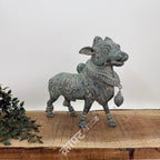 Brass Standing Nandi Sculpture