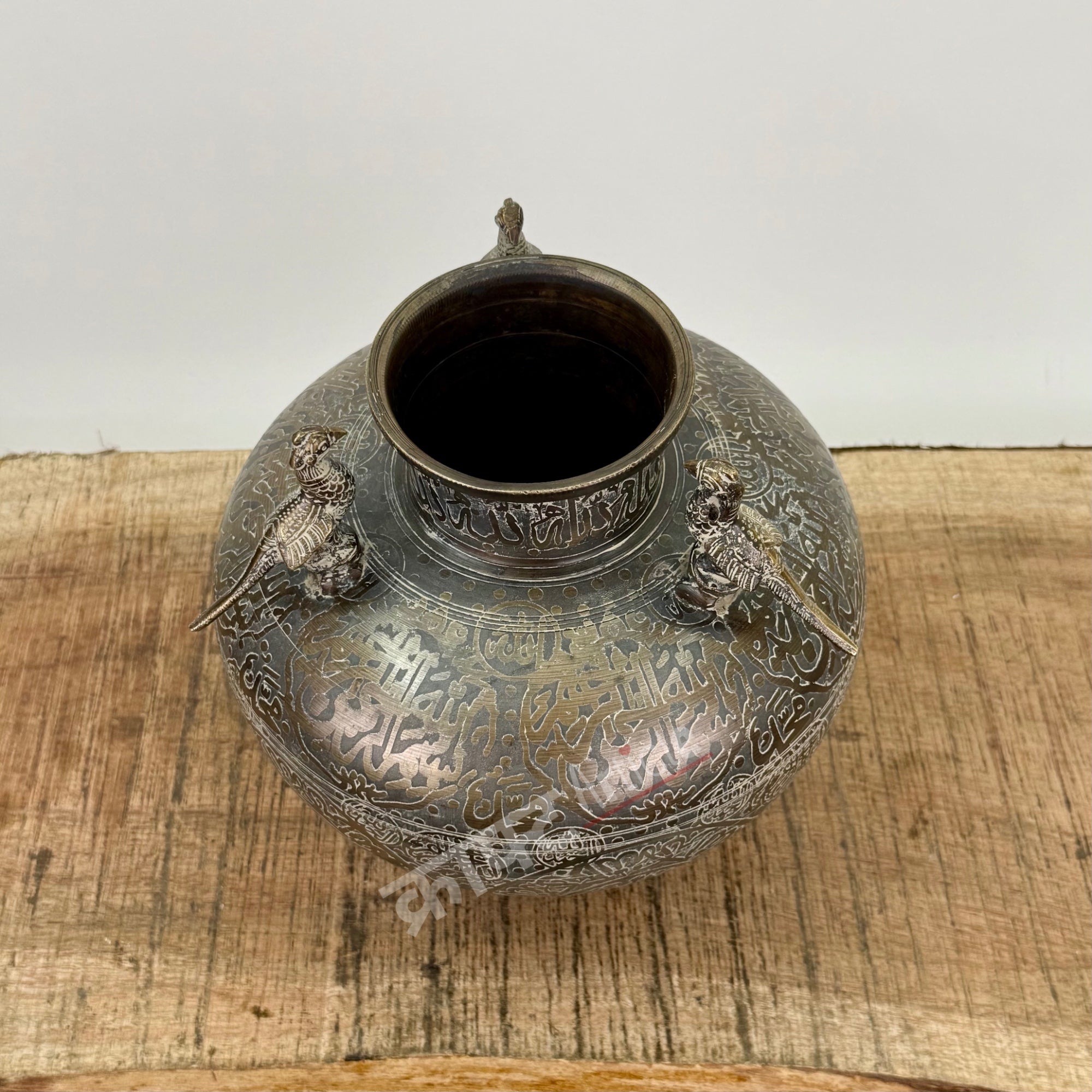 Vintage Brass Flower Vase for Home Decor