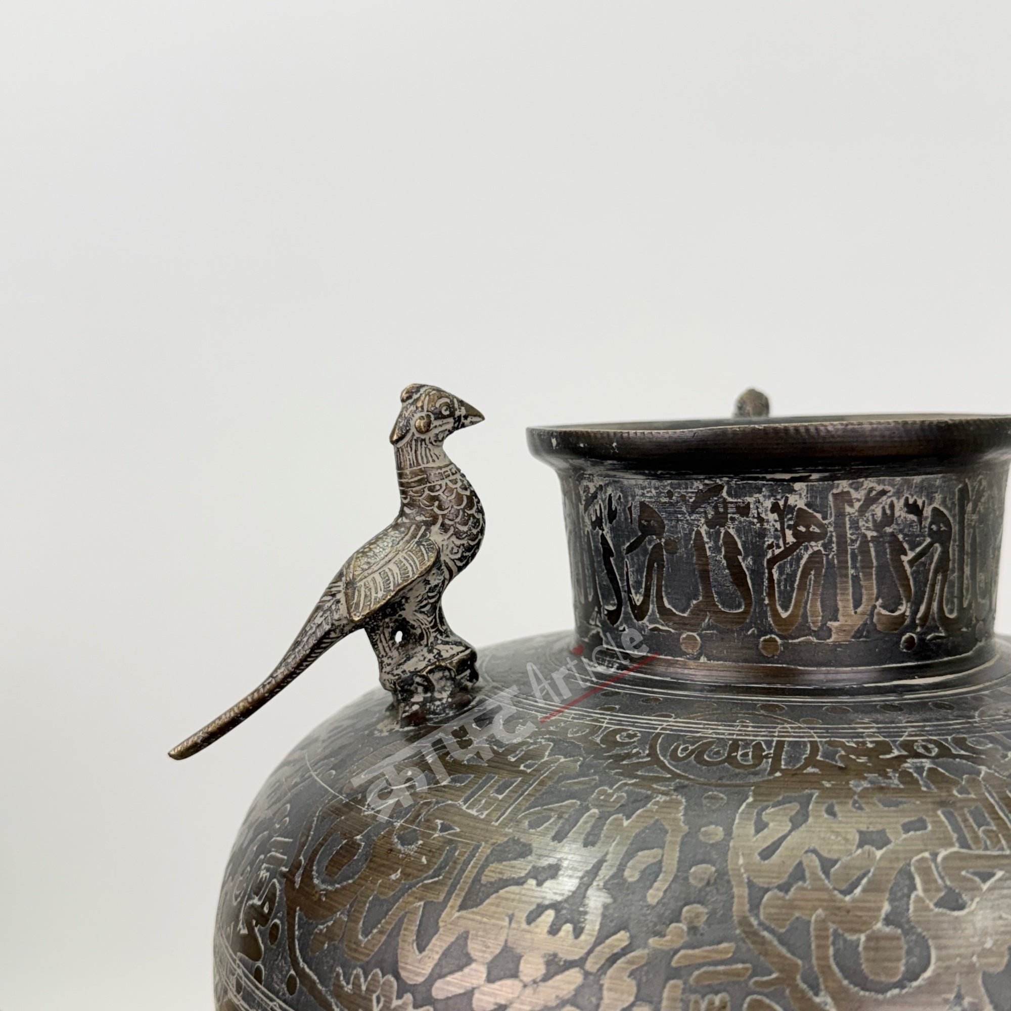 Vintage Brass Flower Vase for Home Decor