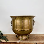 Handmade Brass Sheet Planter 17"