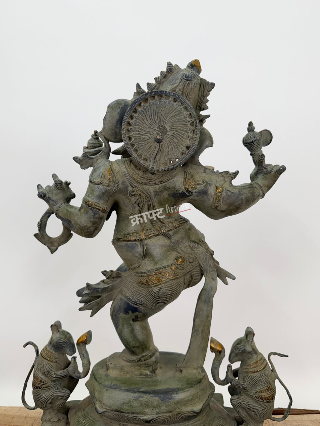 Brass Superfine Dancing Ganesha