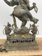 Brass Superfine Dancing Ganesha