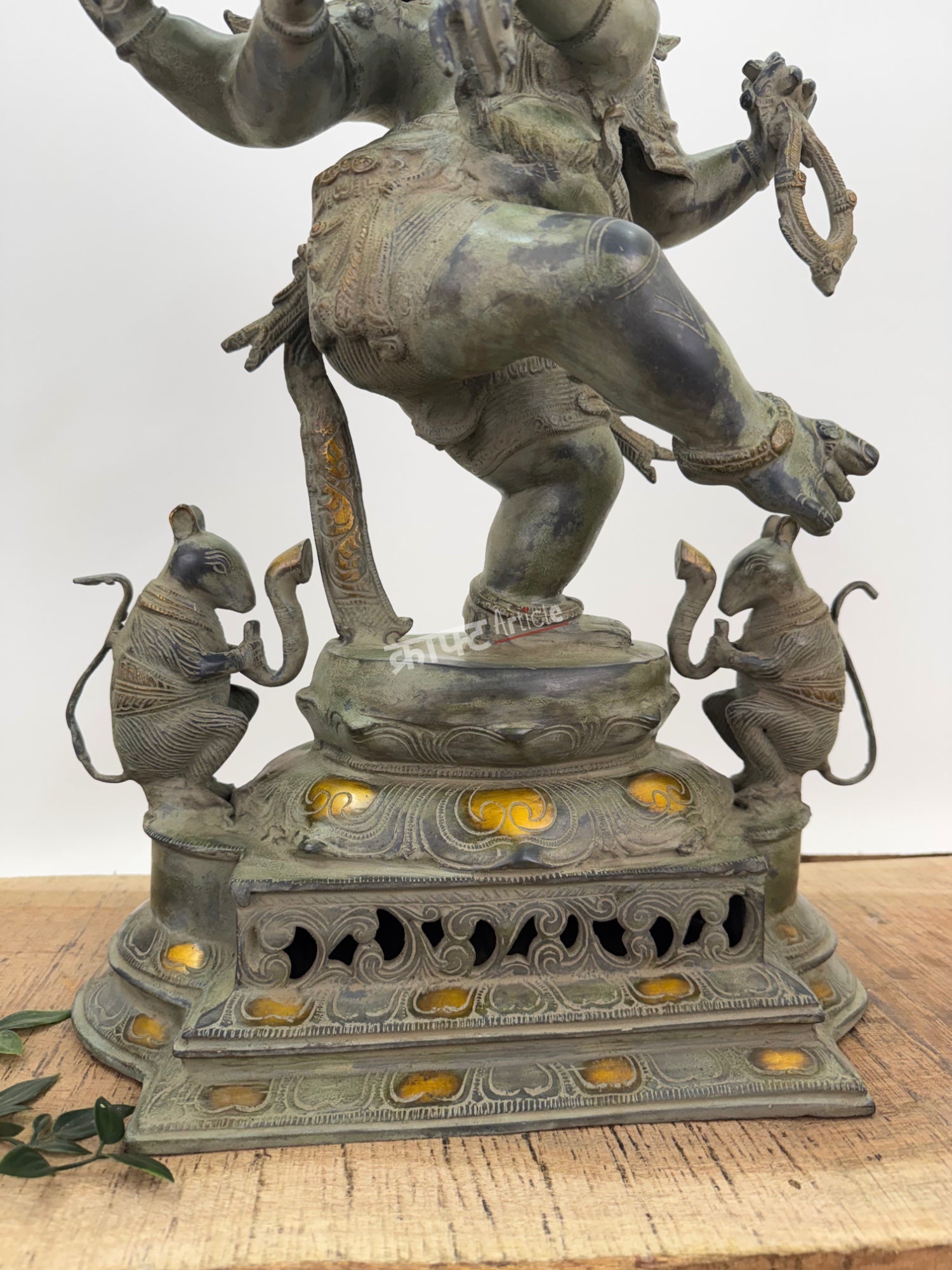 Brass Superfine Dancing Ganesha