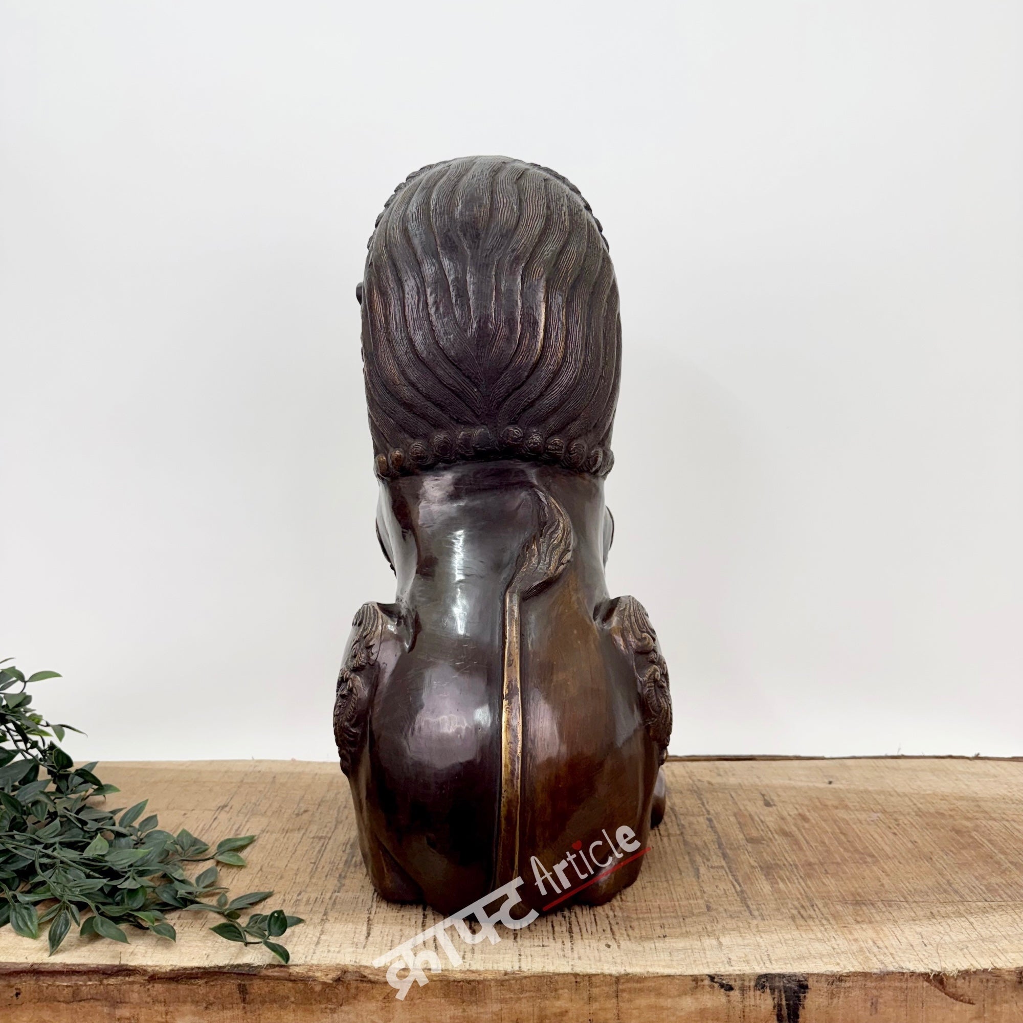 Brass Tibetan Lion for Home Decor