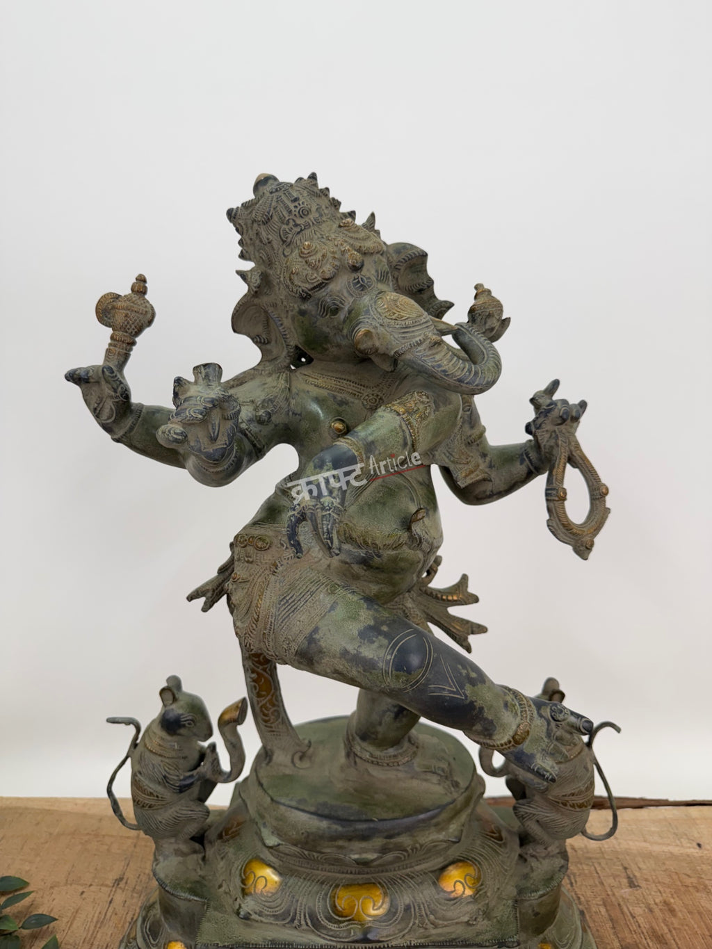 Brass Superfine Dancing Ganesha