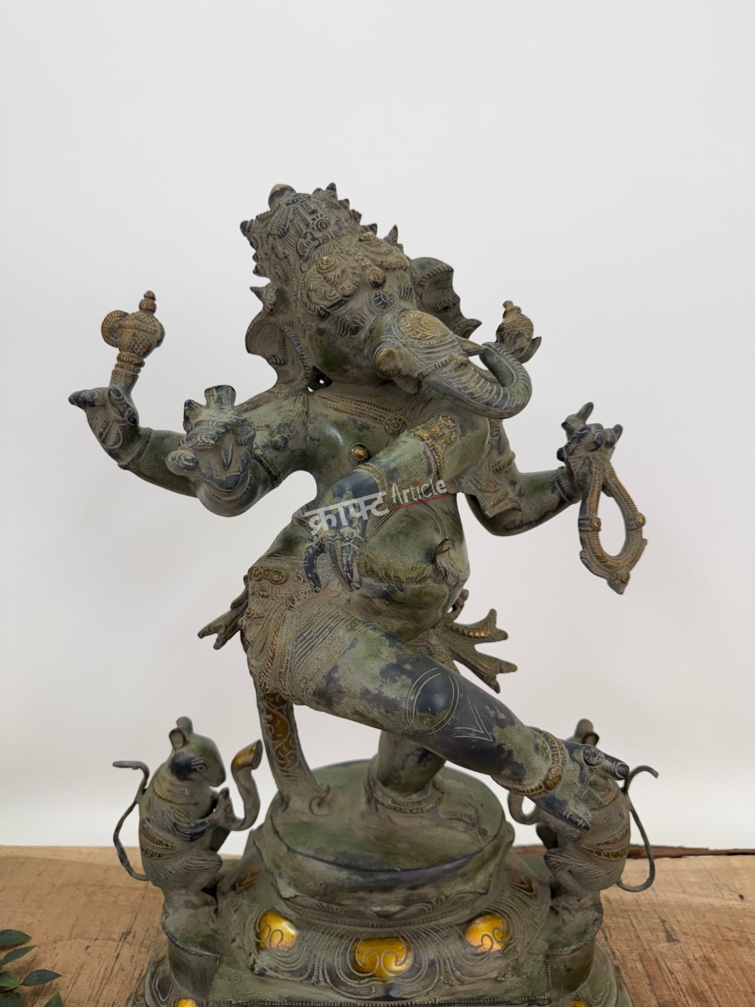 Brass Superfine Dancing Ganesha