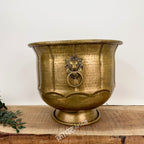Handmade Brass Sheet Planter 17"