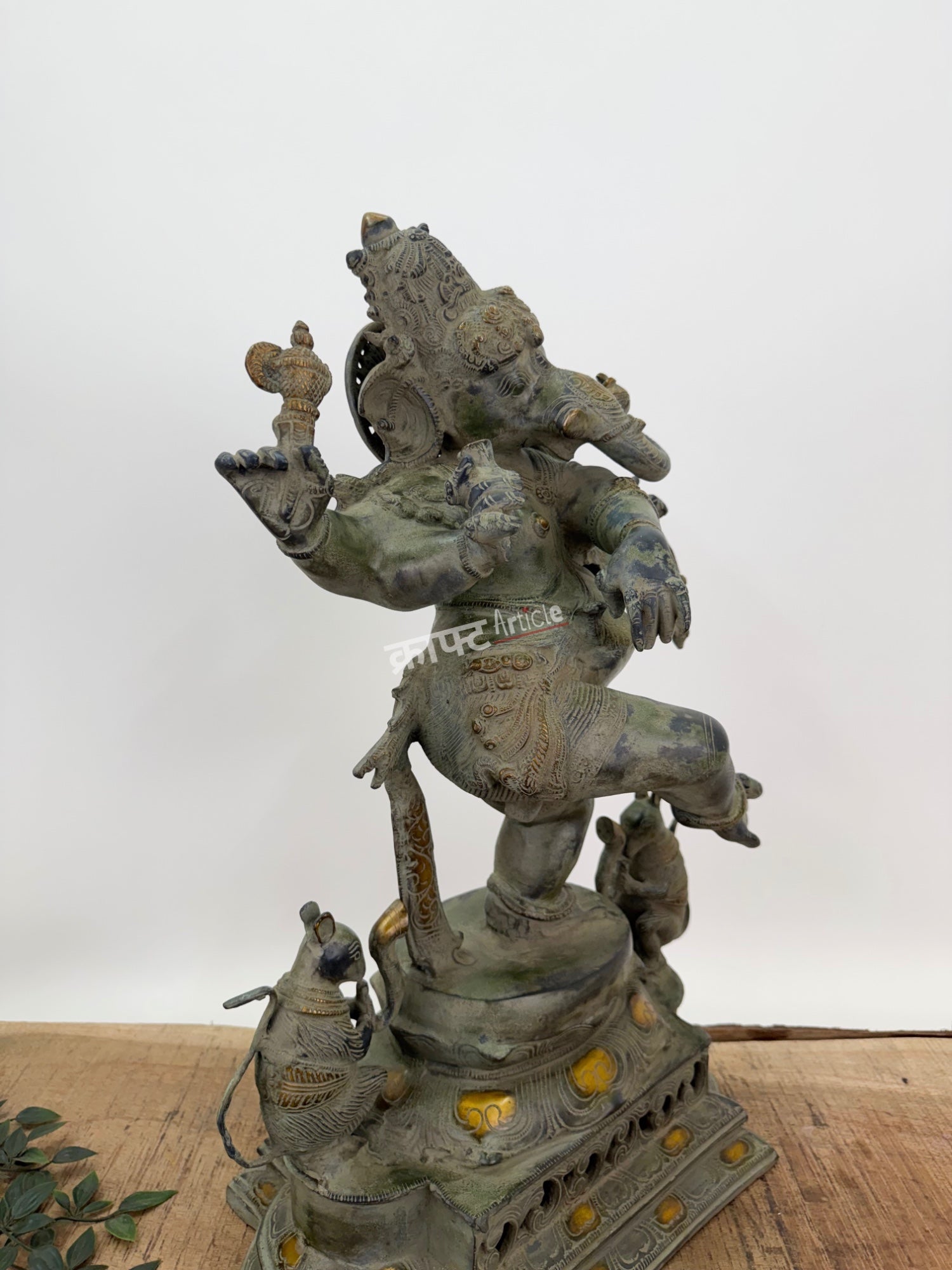 Brass Superfine Dancing Ganesha