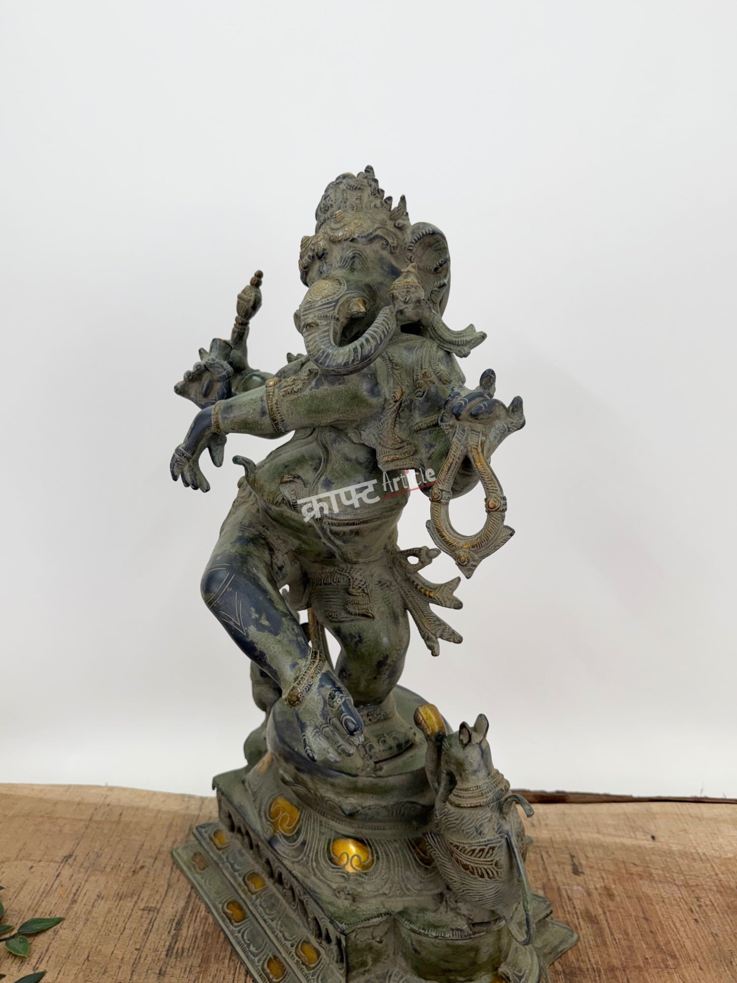 Brass Superfine Dancing Ganesha
