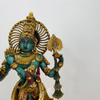 Brass Color Lord Krishna Statue