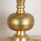 DECORATIVE BRASS FLOWER POTS