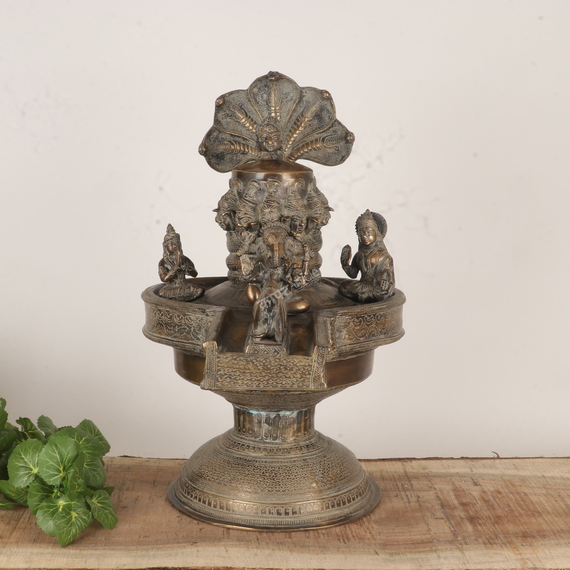 Brass Lord Shivling: A Divine Masterpiece of Hindu Art