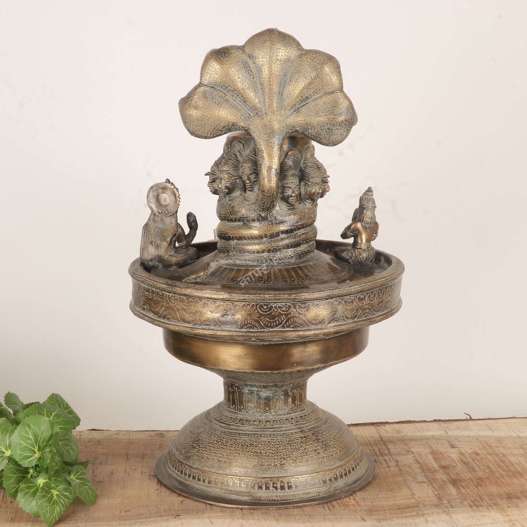 Brass Lord Shivling: A Divine Masterpiece of Hindu Art