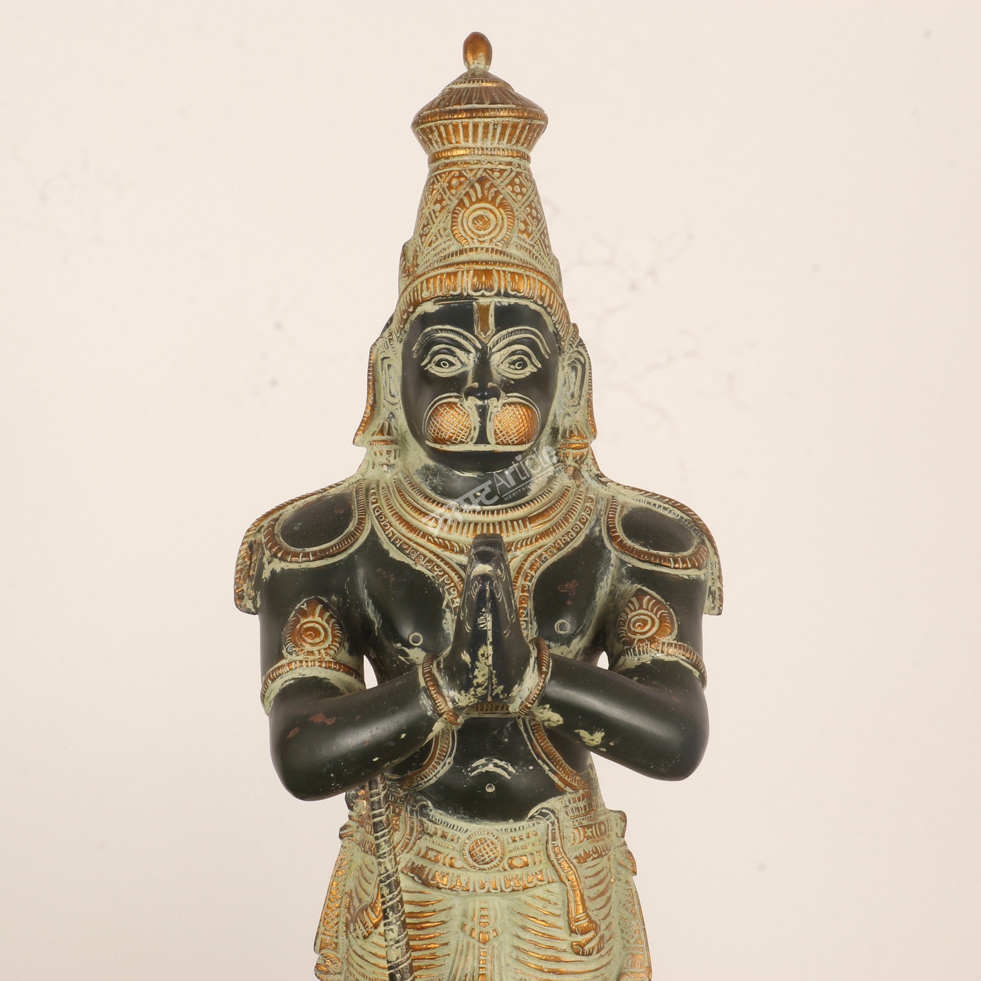 Brass Lord Hanuman Standing Statue – A Symbol of Strength & Devotion