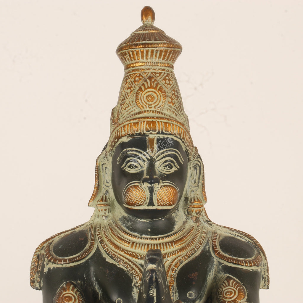 Brass Lord Hanuman Standing Statue – A Symbol of Strength & Devotion