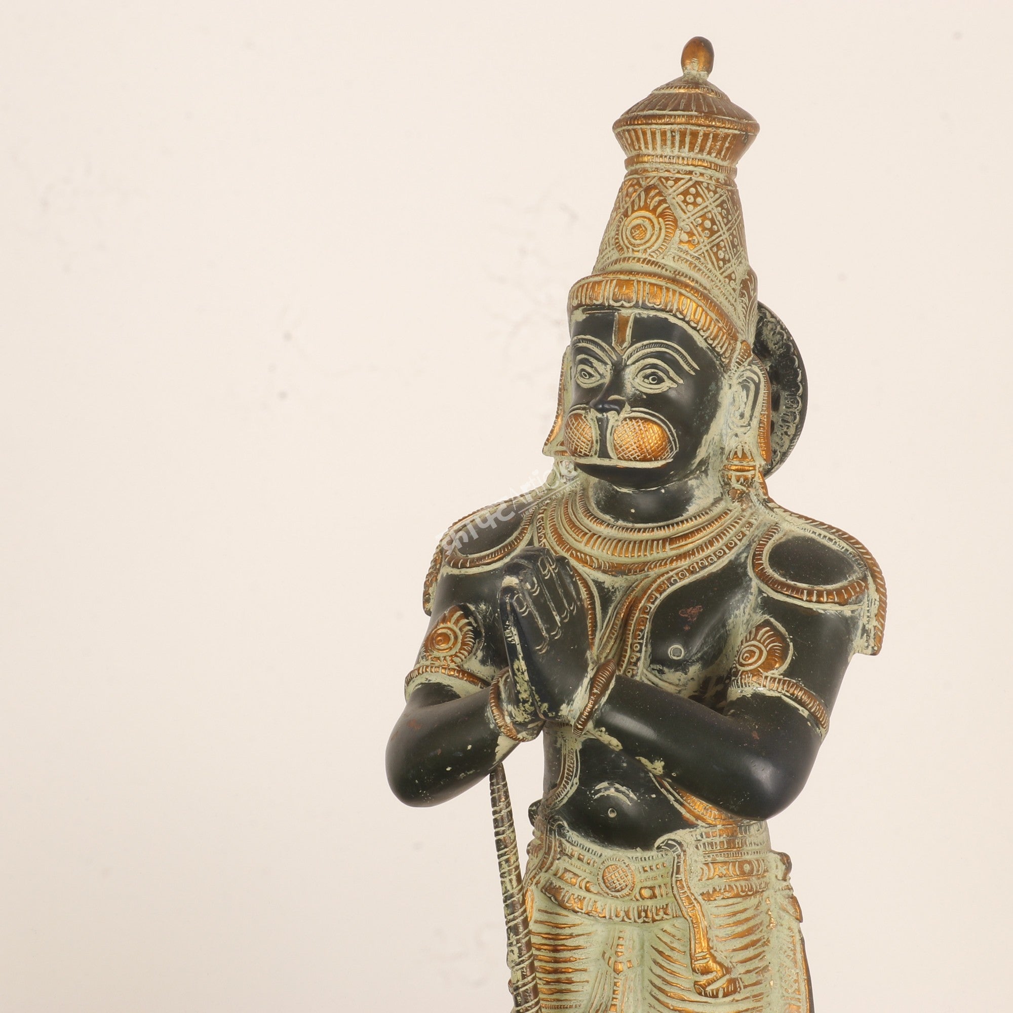 Brass Lord Hanuman Standing Statue – A Symbol of Strength & Devotion