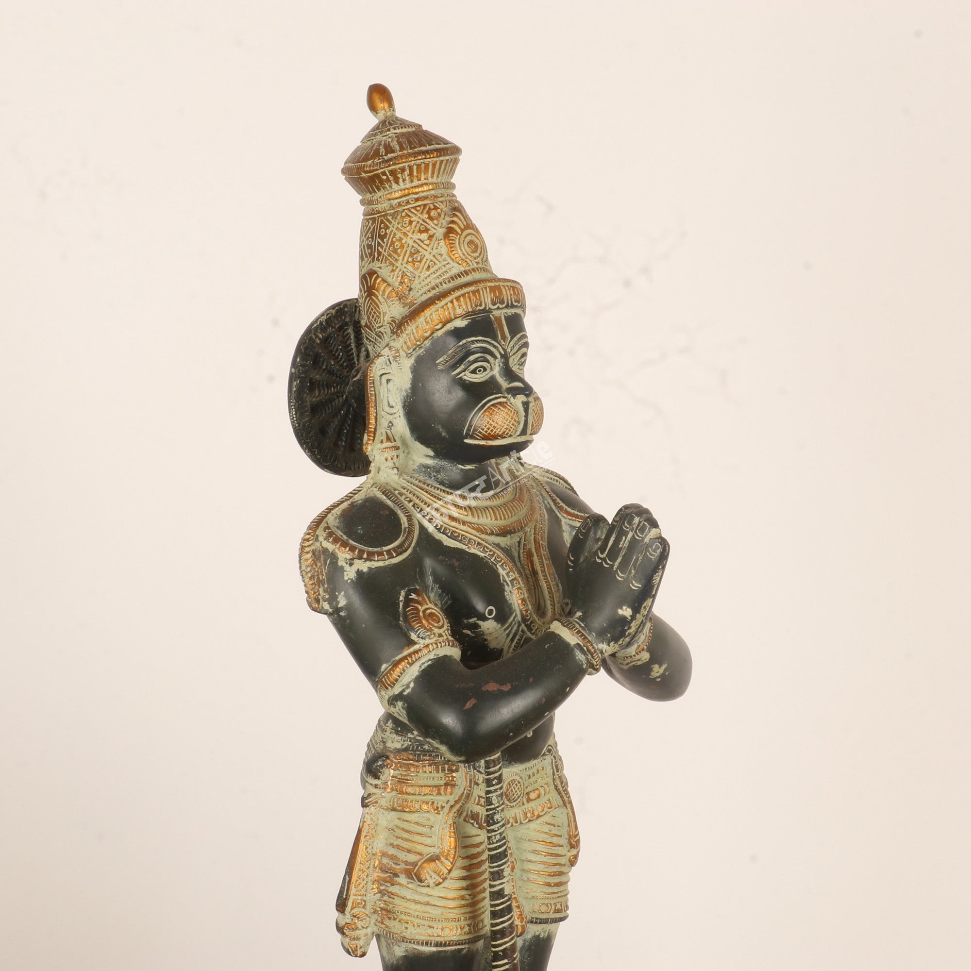 Brass Lord Hanuman Standing Statue – A Symbol of Strength & Devotion