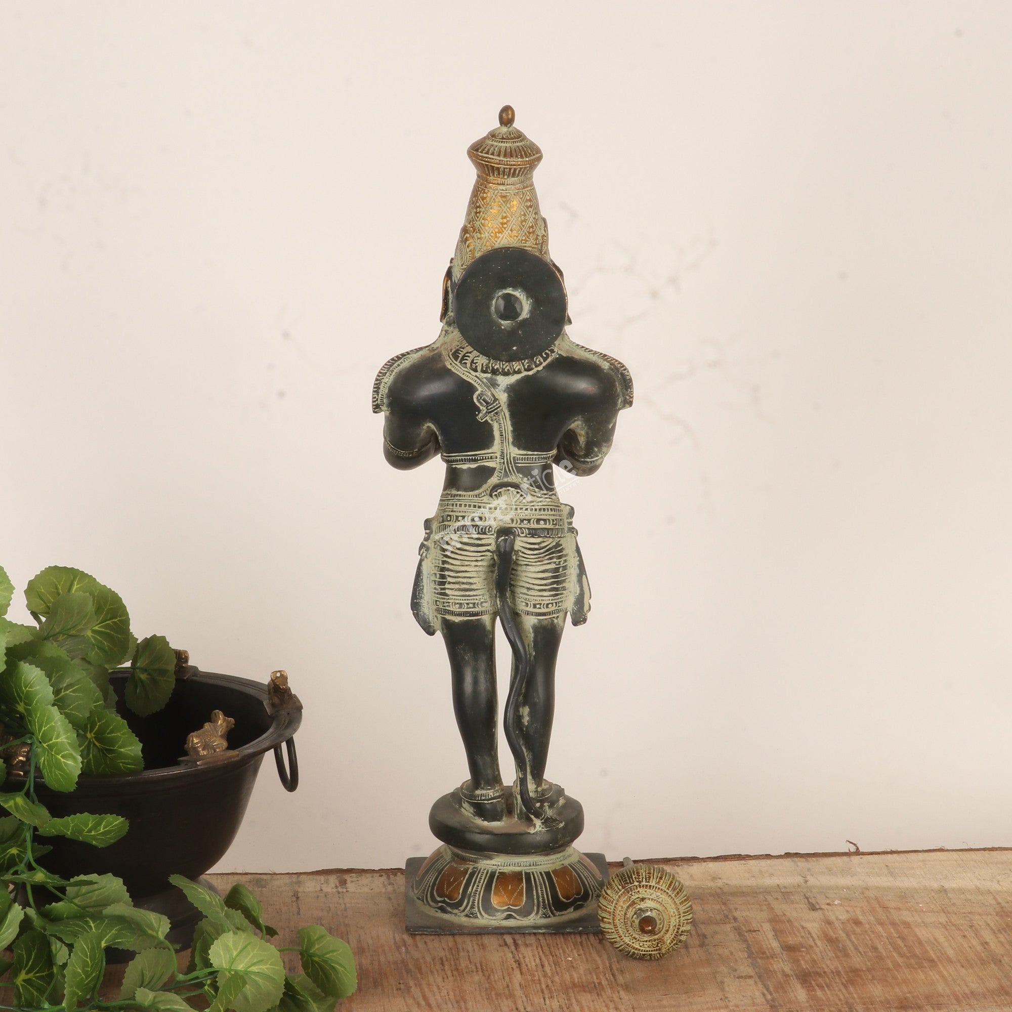 Brass Lord Hanuman Standing Statue – A Symbol of Strength & Devotion