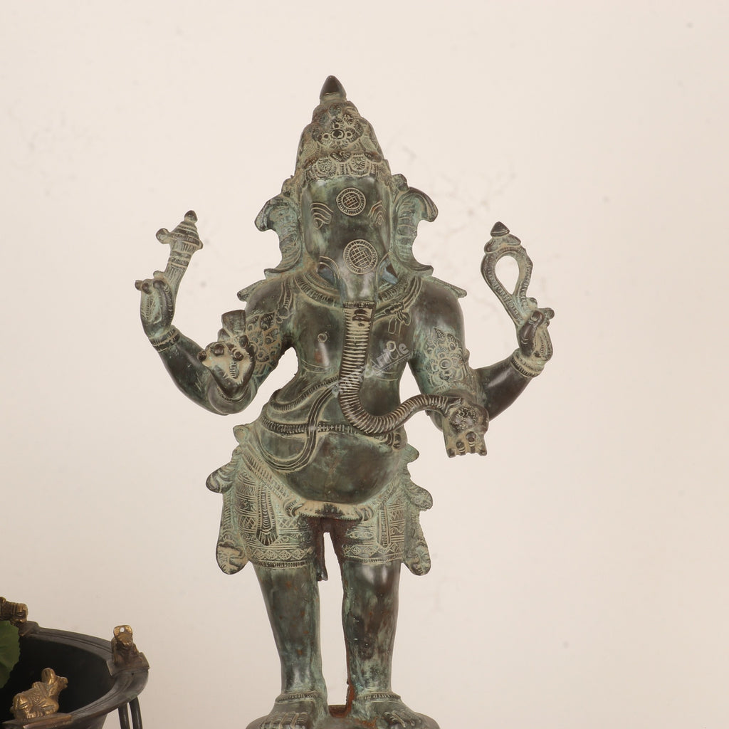 Brass Ganesh Sculpture