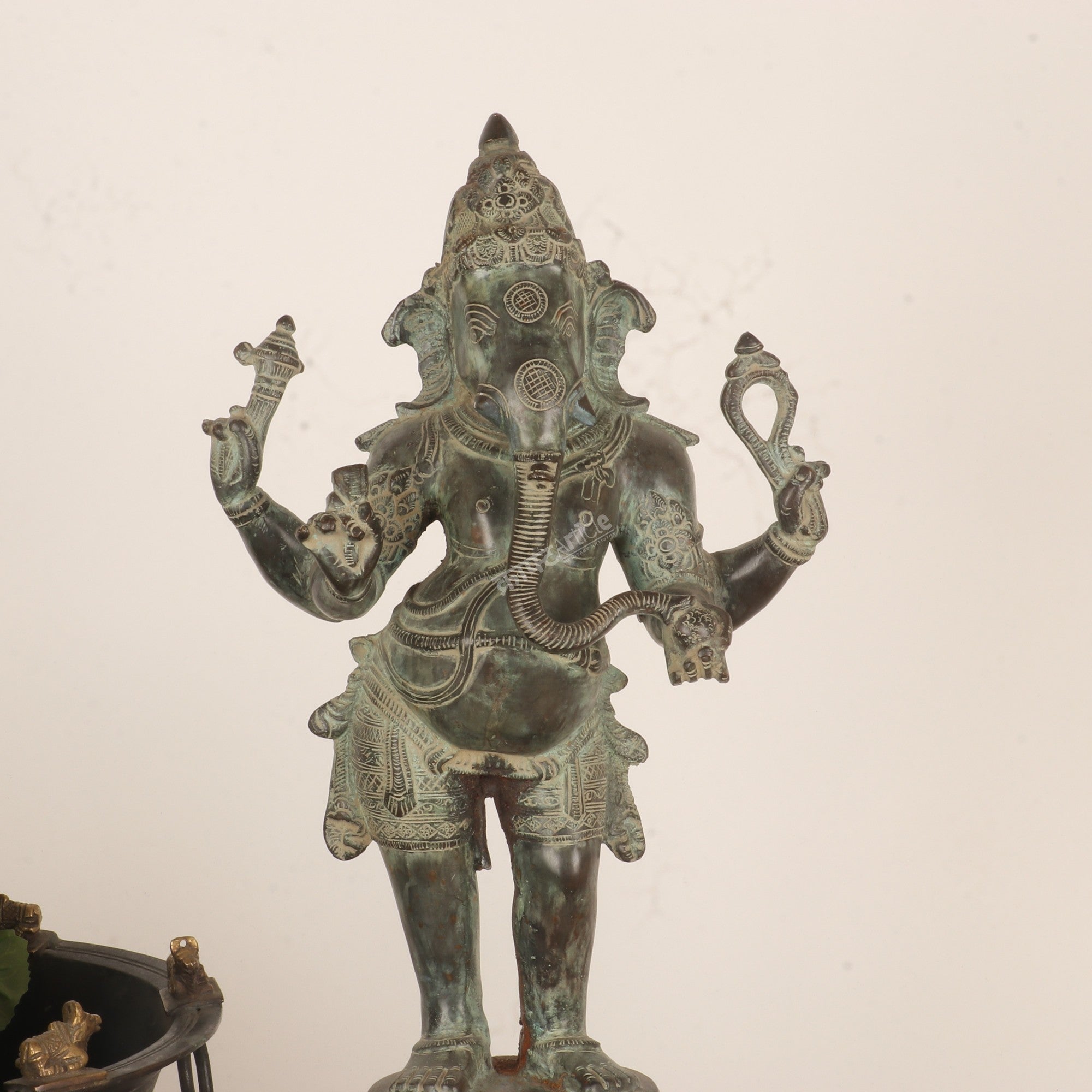 Brass Ganesh Sculpture