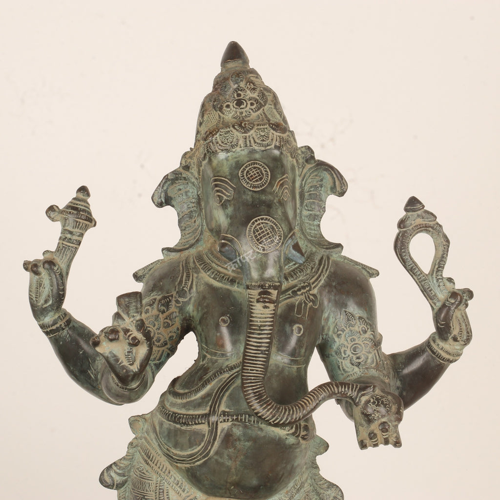 Brass Ganesh Sculpture