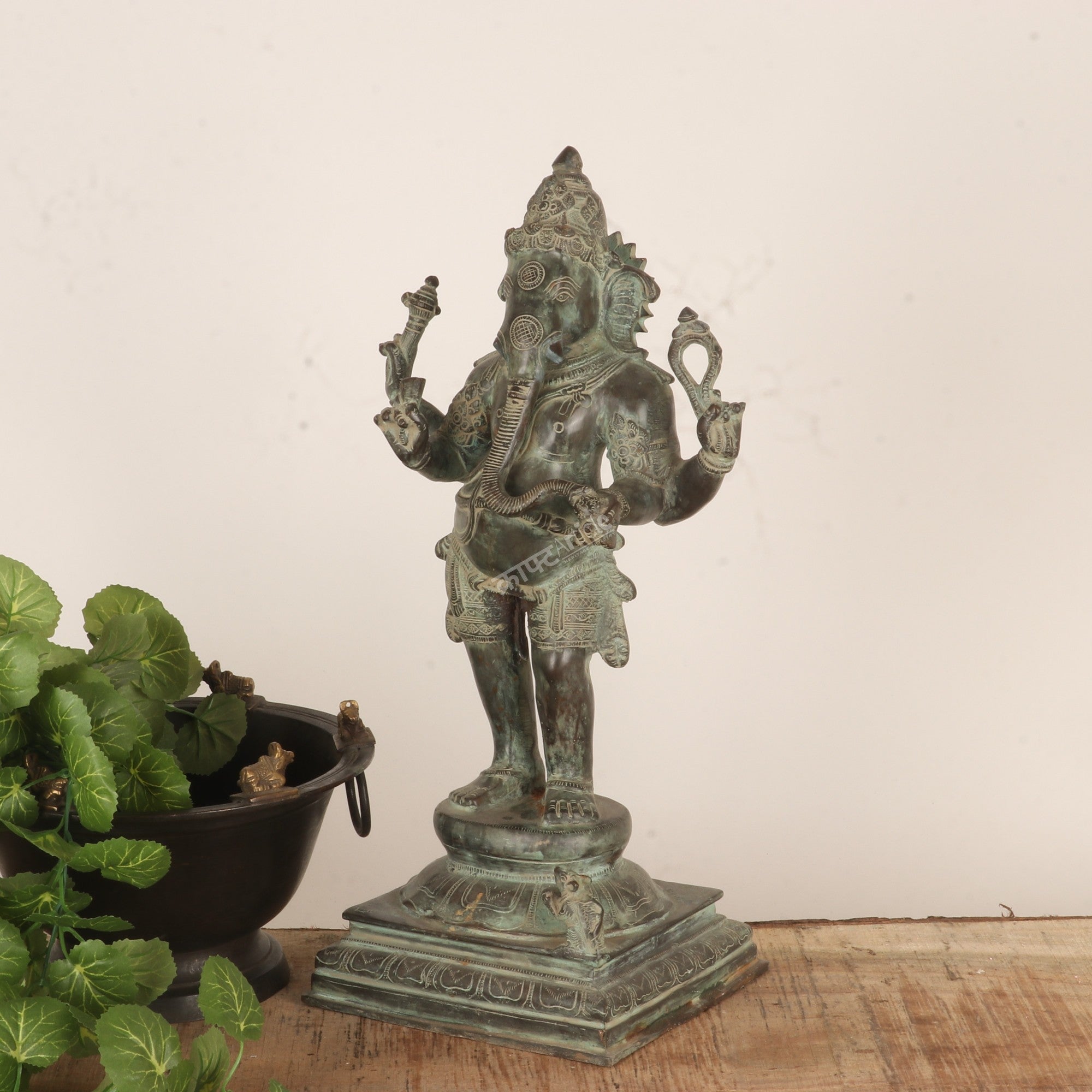 Brass Ganesh Sculpture