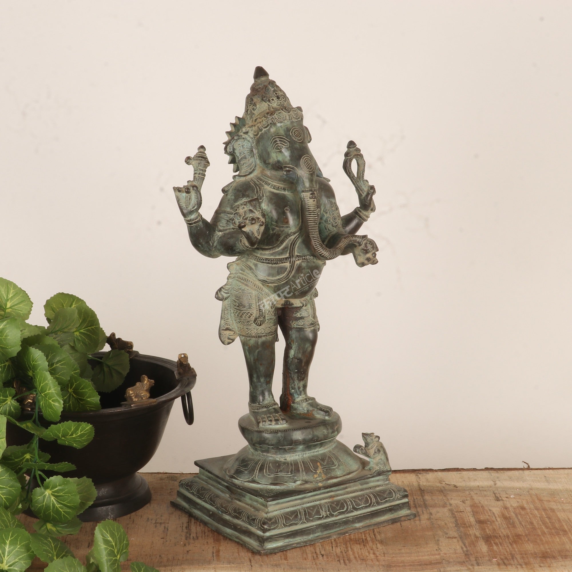 Brass Ganesh Sculpture
