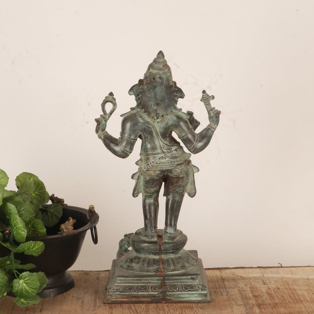 Brass Ganesh Sculpture