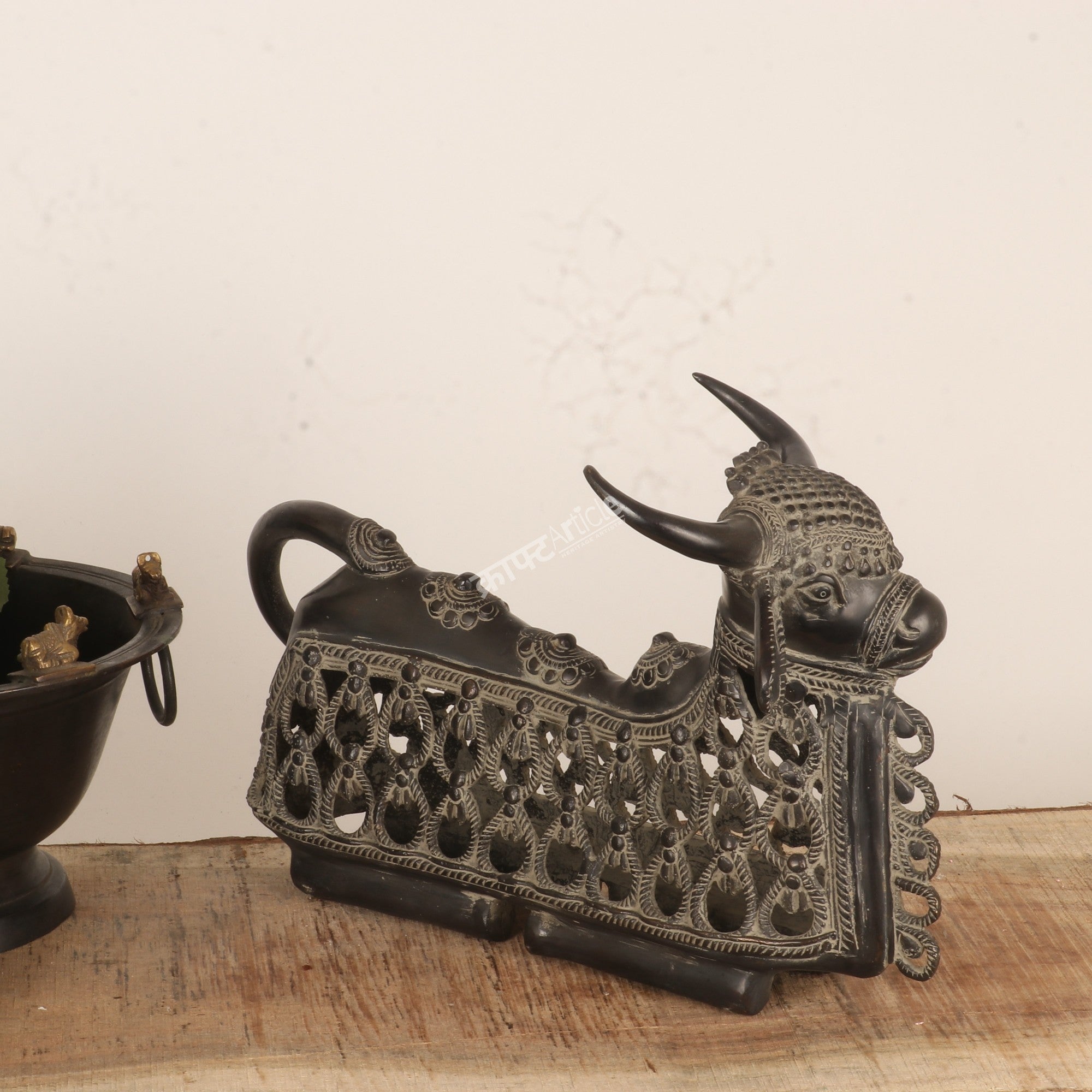Tribal Dokra Art Bull (Nandi) Idol – Sacred Strength & Heritage Craft