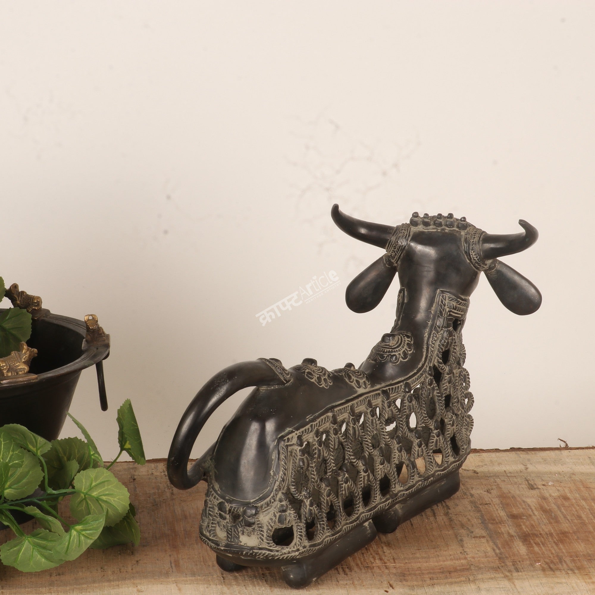 Tribal Dokra Art Bull (Nandi) Idol – Sacred Strength & Heritage Craft
