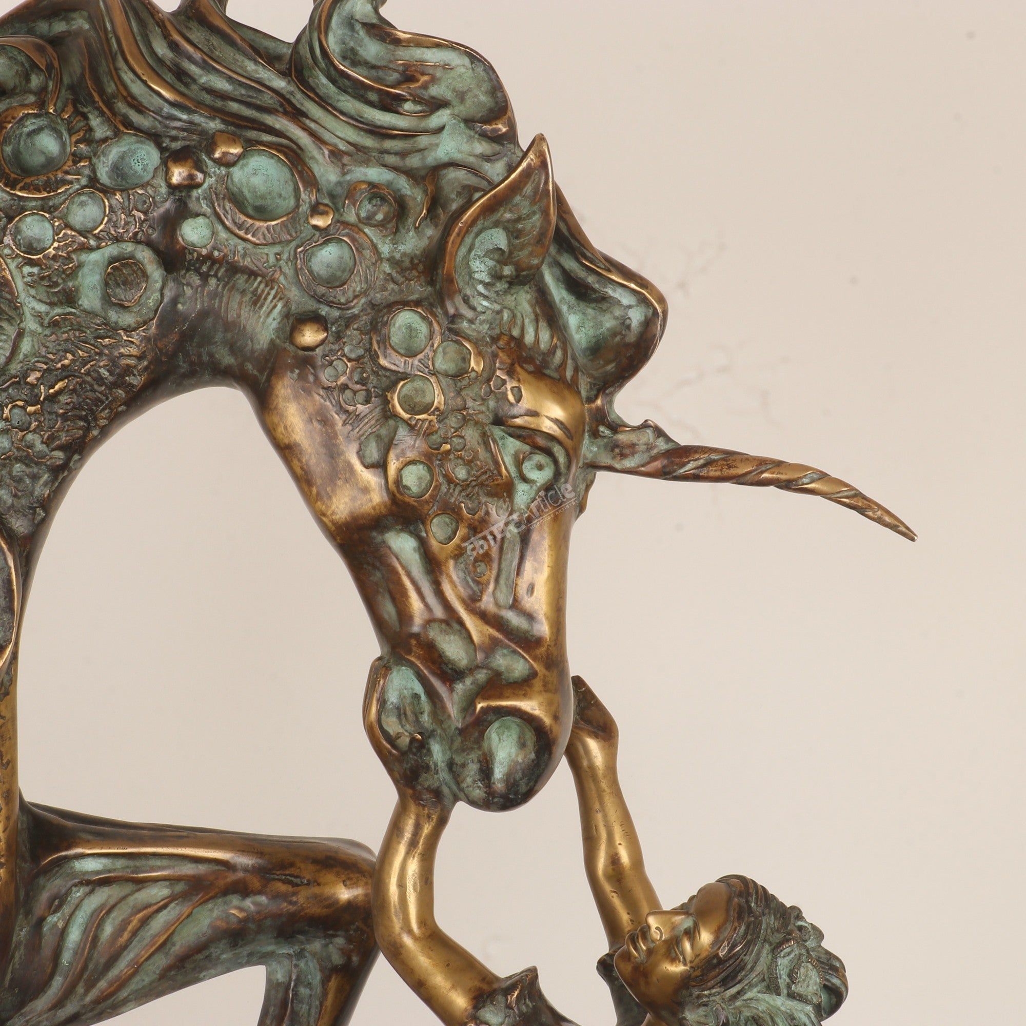 Exploring the Symbolism Behind This Angel & Horse Sculpture