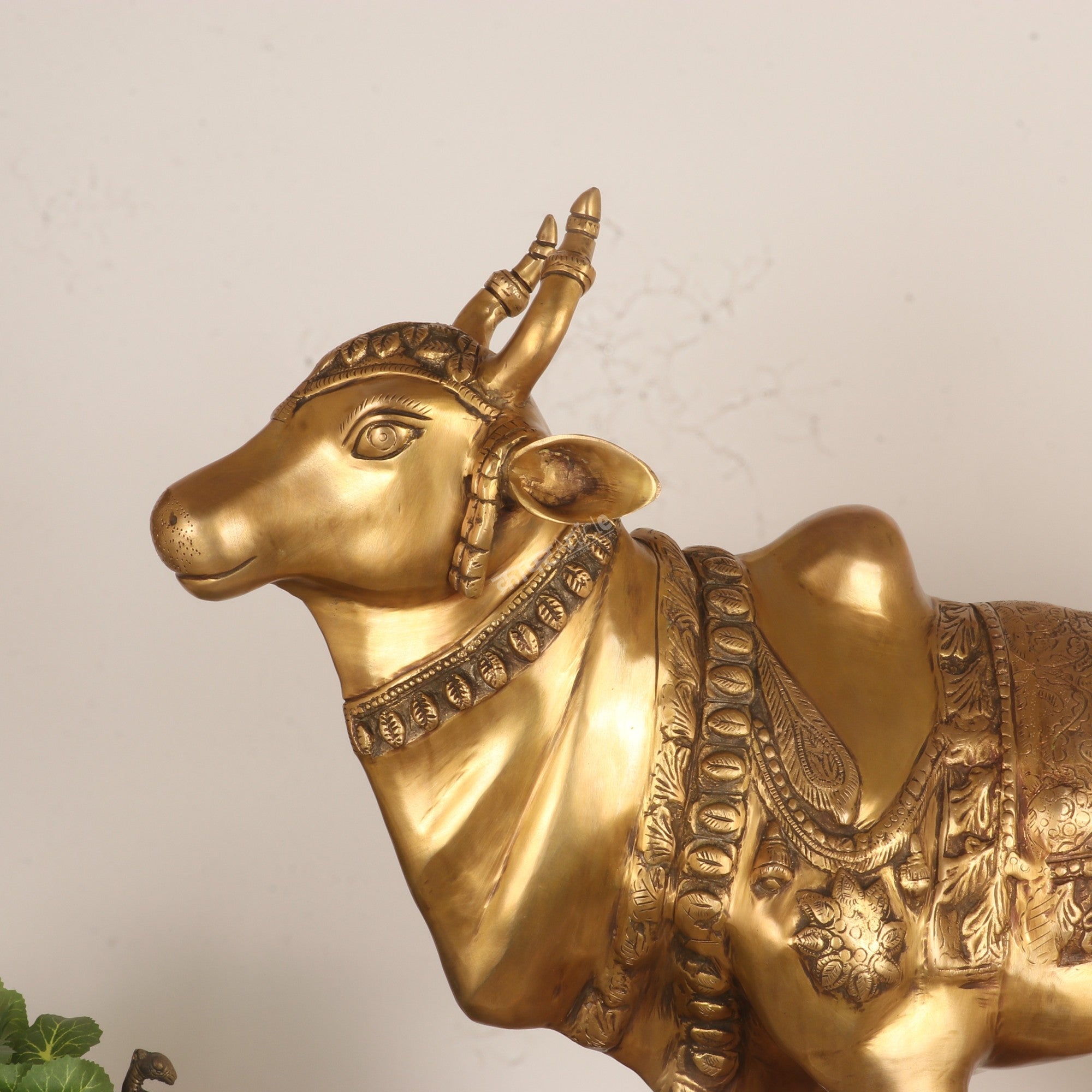 Brass Nandi Statue