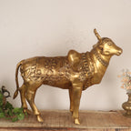 Brass Nandi Statue