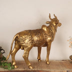 Brass Nandi Statue