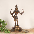 Brass Lord Shiva Sculpture – Timeless Divine Art