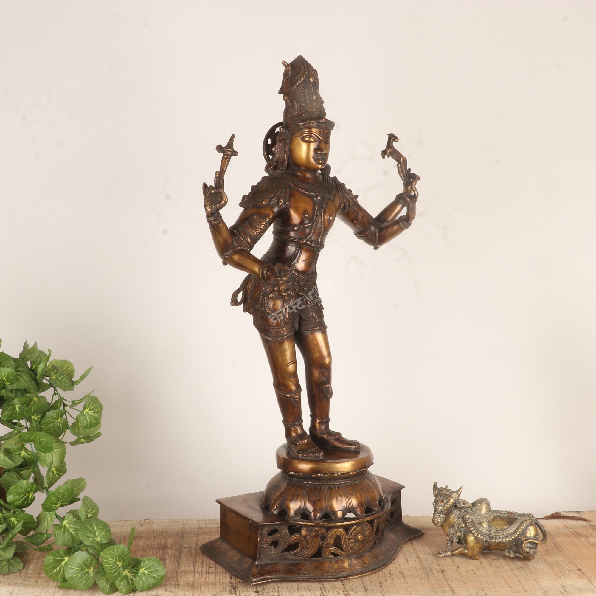 Brass Lord Shiva Sculpture – Timeless Divine Art