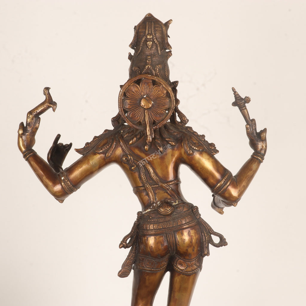 Brass Lord Shiva Sculpture – Timeless Divine Art