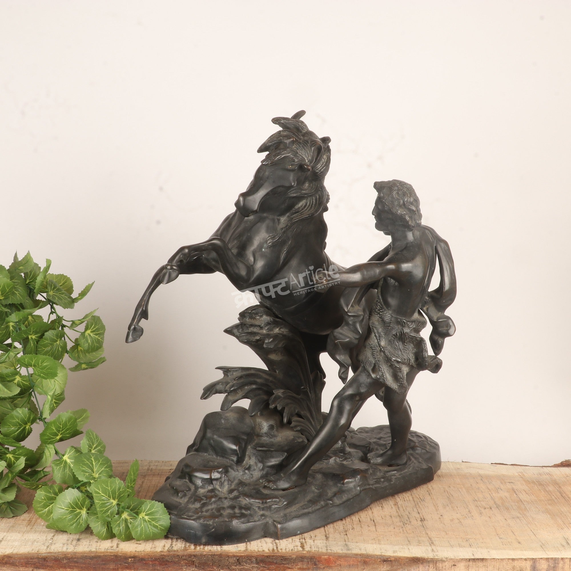 Brass Horse and Rider Sculpture – A Symbol of Power, Motion & Mastery