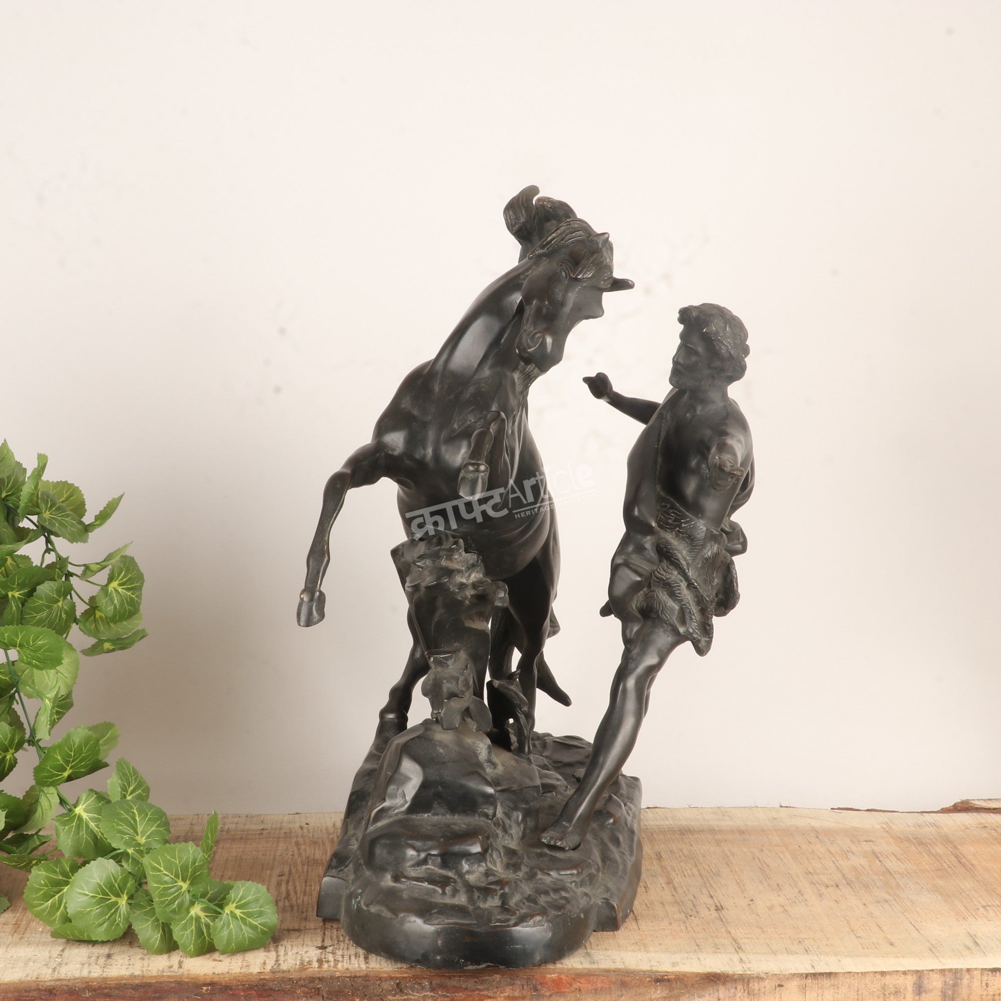 Brass Horse and Rider Sculpture – A Symbol of Power, Motion & Mastery