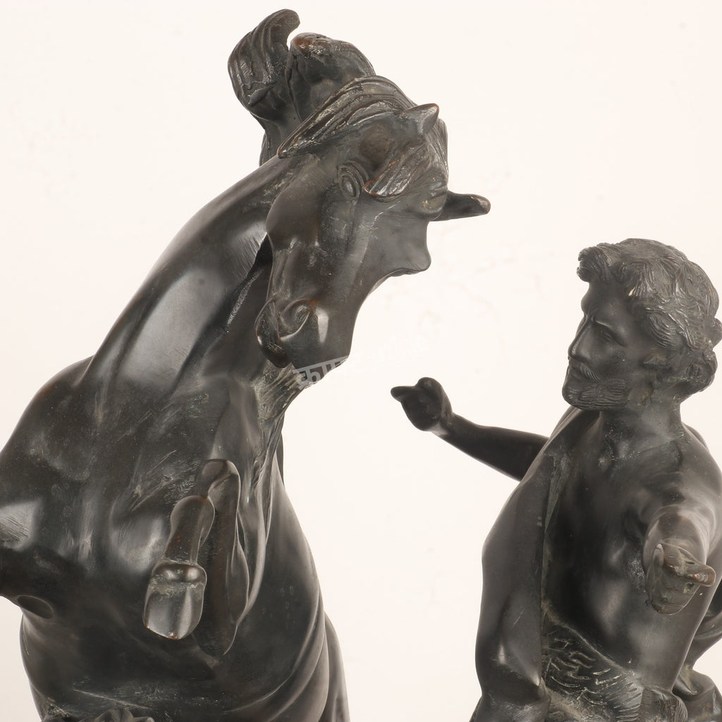 Brass Horse and Rider Sculpture – A Symbol of Power, Motion & Mastery