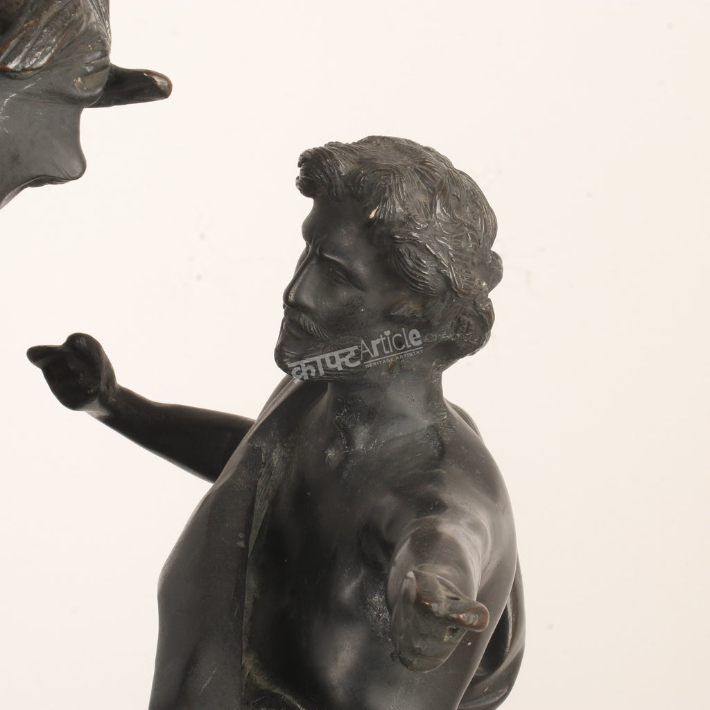 Brass Horse and Rider Sculpture – A Symbol of Power, Motion & Mastery